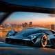 A photo of the Lamborghini Terzo Millennio concept car.